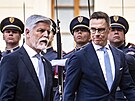 Prezident Petr Pavel p�ijal finského prezidenta Alexandera Stubba. (4. kv�tna...