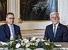 Prezident Petr Pavel p�ijal finského prezidenta Alexandera Stubba. (4. kv�tna...
