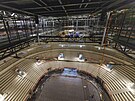 Budovaná Arena Brno v areálu brn�nského výstavi�t� zachycená na snímku z 6....