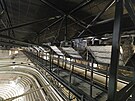 Budovaná Arena Brno v areálu brn�nského výstavi�t� zachycená na snímku z 6....