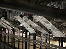 Budovaná Arena Brno v areálu brn�nského výstavi�t� zachycená na snímku z 6....