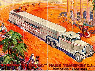 Svérázné podnikání vedla Nairn Transport Company se souhlasem dvou vlád....