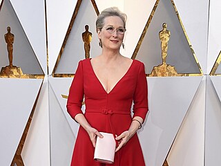 Meryl Streepová na Oscarech (Los Angeles, 4. b�ezna 2018)