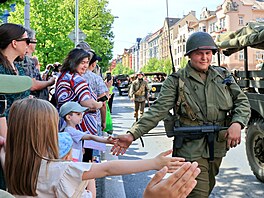 Tisíce lidí zhlédly v ned�li 3. kv�tna Konvoj svobody � Convoy of Liberty,...