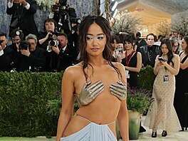 Lena Mahfoufová na Met Gala v New Yorku (4. kv�tna 2026)