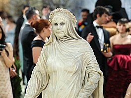 Heidi Klumová na Met Gala v New Yorku (4. kv�tna 2026)