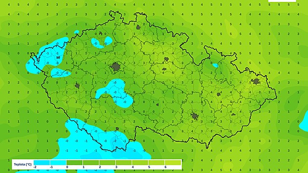 V p��t�m t�dnu se kv�li stude v �esku pom�rn� v�razn� ochlad�, informoval o tom �esk� hydrometeorologick� �stav (�HM�).