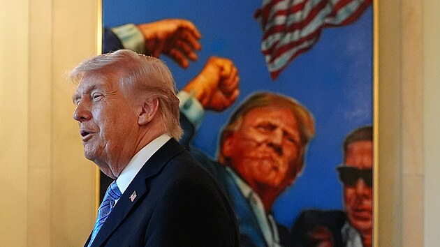 Prezident Donald Trump na setk�n� s majiteli mal�ch podnik� v B�l�m domu ve Washingtonu (4. kv�tna 2026)