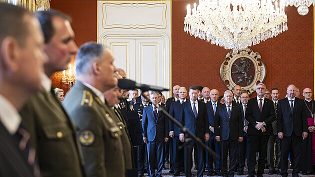 Prezident Petr Pavel jmenoval gener�ly. (8. kv�tna 2026)