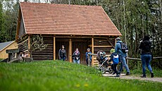 Skanzen na Vesel�©m Kopci na Chrudimsku zpř�­stupnil stodolu neobvykl�© konstrukce