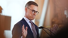 Finský prezident Alexander Stubb vystoupil na dvoudenní konferenci "Evropa jako...