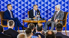 Prezident Petr Pavel a finský prezident Alexander Stubb (vlevo) na dvoudenní...