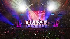 K-Pop All Stars na podiu