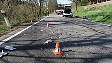 Tragická nehoda u Branné si vy�ádala smrt sedma�ty�icetiletého motorká�e. (4....