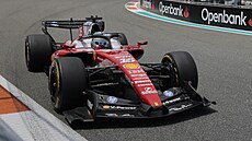 Charles Leclerc b�hem sprintu v Miami