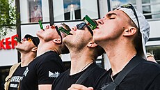 Majálesový pr�vod vyrazil z nám�stí Svobody na brn�nské výstavi�t�, kde se koná...