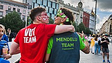 Majálesový pr�vod vyrazil z nám�stí Svobody na brn�nské výstavi�t�, kde se koná...