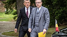 P�edseda vlády Andrej Babi� p�ijal v Kramá�ov� vile belgického premiéra Barta...
