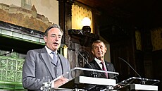 P�edseda vlády Andrej Babi� p�ijal v Kramá�ov� vile belgického premiéra Barta...