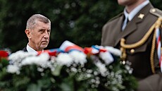 Pietní akt k 81. výro�í konce druhé sv�tové války v Evrop�. Národní památník na...