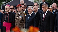 Pietní akt k 81. výro�í konce druhé sv�tové války v Evrop�. Národní památník na...