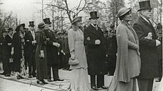 Svatba Heleny Larisch-Mönnichové, dcery uhlobarona Jana Larische-Mönnicha, s...