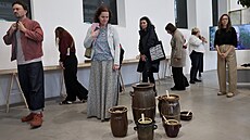 V�echny sály galerie Plato  v rekonstruované budov� bývalých ostravských jatek...