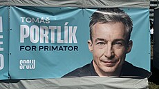 P�edstavení Tomá�e Portlíka (ODS) jako hlavního kandidáta na primátora Prahy v...