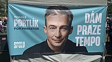 P�edstavení Tomá�e Portlíka (ODS) jako hlavního kandidáta na primátora Prahy v...