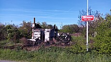 Spáleni�t� ve Starochodovské, kdysi Stalinov� ulici