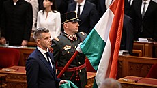 Slavnostní inaugurace nov� zvoleného ma�arského premiéra Pétera Magyara v...