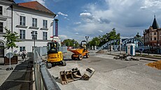 Z místa bude nová náplavka s p�ístupem k vod�. (5. kv�tna 2026)
