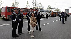 Ru�tí námo�níci na oslavách 9. kv�tna 2026 v Moskv� si na�li �as i na pózoování...
