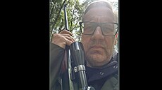 David Matásek s loveckou pu�kou