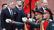 Do Moskvy na oslavy dorazil také slovenský premiér Robert Fico. (9. kv�tna 2026)