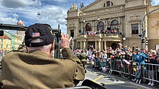 Harry Humason nechyb�l na tradi�ním Convoy of Liberty. (4 kv�tna 2025)
