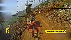 Hizballáh zaúto�il dronem na izraelské vojáky (1. kv�tna 2026)