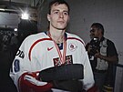 Hokejový úto�ník Radek B�lohlav