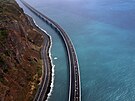 Silné vlny Indického oceánu na staré RN1 �asto zp�sobovaly uzavírky, co�...