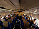Interiér Tu-134 spole�nosti Air Koryo