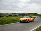 Porsche 914 z roku 1972 Na Spring dorazilo hned ve dvou exemplá�ích. Tento...