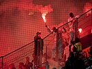 Kotel spar�anských fanou�k� v derby proti Slavii