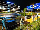 Po dálnici D1 v Bratislav� se kv�li veletrhu obranné a bezpe�nostní techniky...