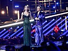 Moderáto�i Eurovision Song Contest 2026 ve Vídni  Victoria Swarovski a Michael...