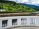 Vypu�t�ná Labská p�ehrada v Krkono�ích (18. kv�tna 2026).