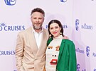 Seth Rogen a jeho man�elka Lauren Miller Rogenová na udílení BAFTA TV Awards v...