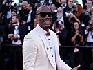 Americký herec a zp�vák Tyrese Gibson na zahájení filmového festivalu v Cannes...