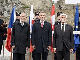 Prezidenti �eska, Slovenska a Rakouska Petr Pavel, Peter Pellegrini a Alexander...