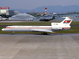 Tupolev Tu-154 spole�nosti Air Koryo, Nagoya Airport, 2009