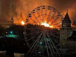 Po�ár v Izmajlovském Kremlu v Moskv�. (13. kv�tna 2026)